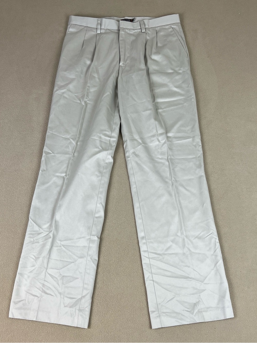 Dockers D3 Classic Fit Flat Front Khaki Dress Pants. 100% Cotton. Men's Sz 34x34
